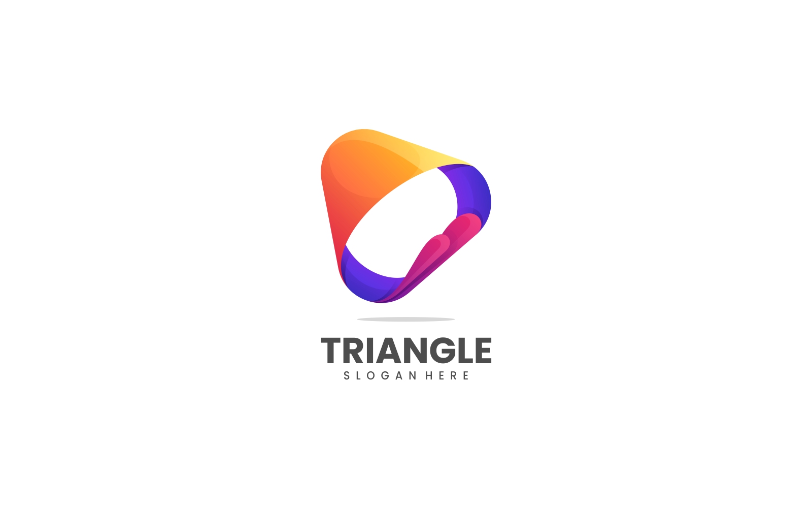 Triangle Colorful Logo Design