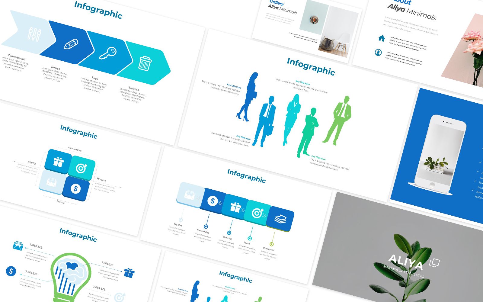Aliya Minimalist Google Slides Template