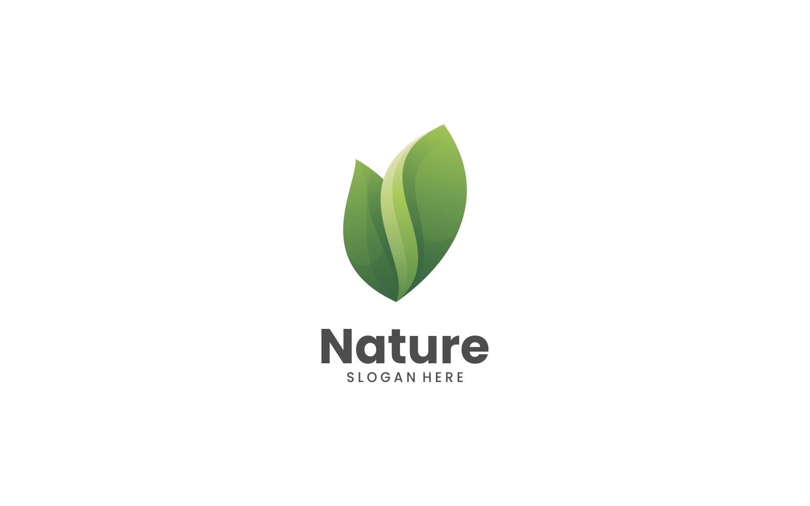 Nature Gradient Logo Template