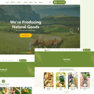 Clean Farming Responsive Website Templates 245982