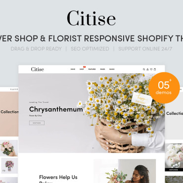Floral Floral Shopify Themes 245984