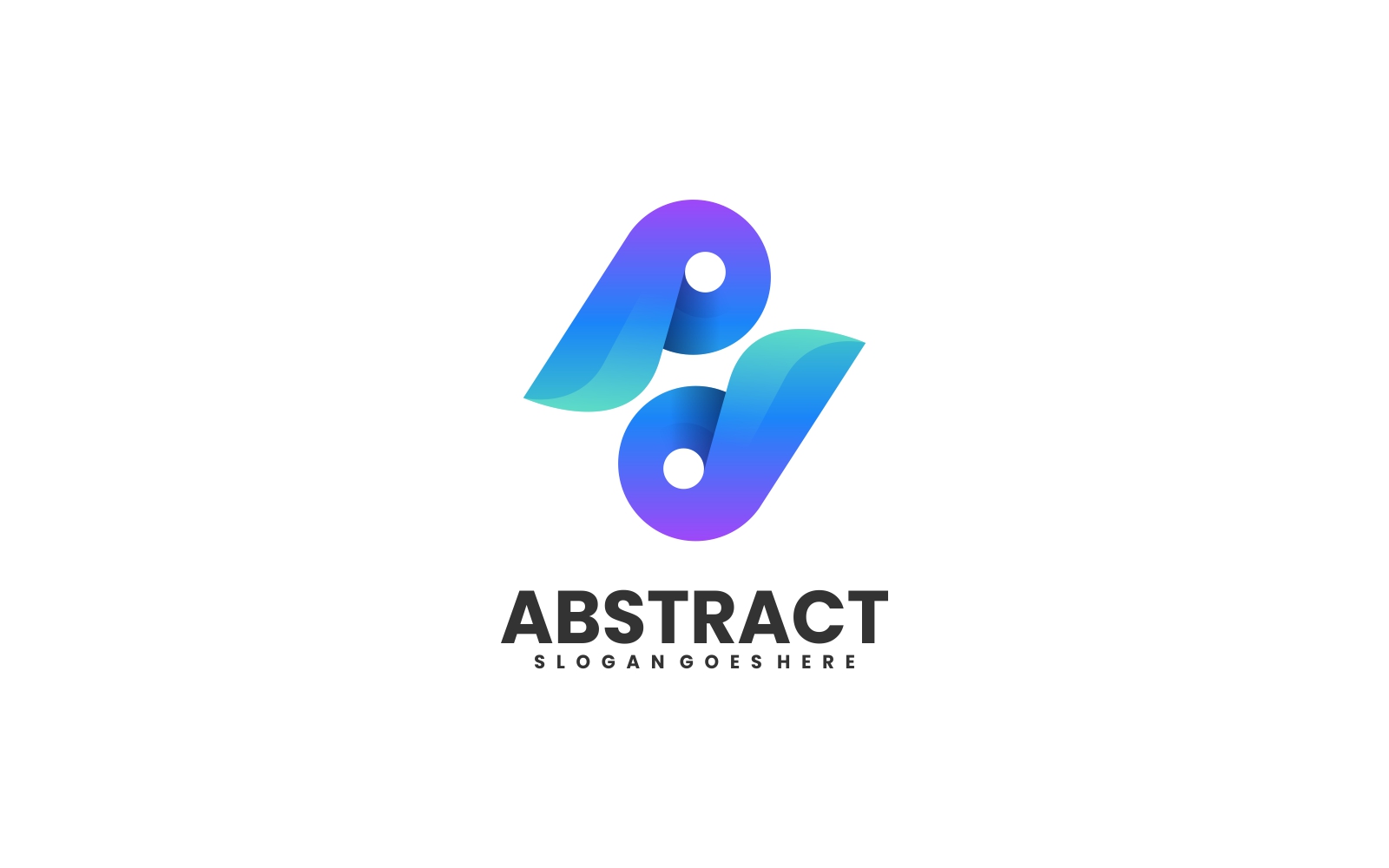 Abstract Gradient Colorful Logo Template