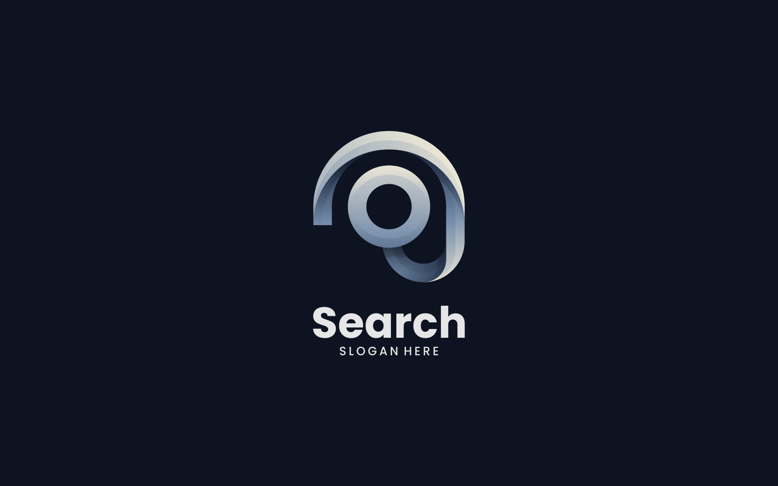 Search Gradient Logo Style