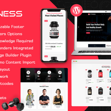 Fitness Bodybuilding WordPress Themes 246140