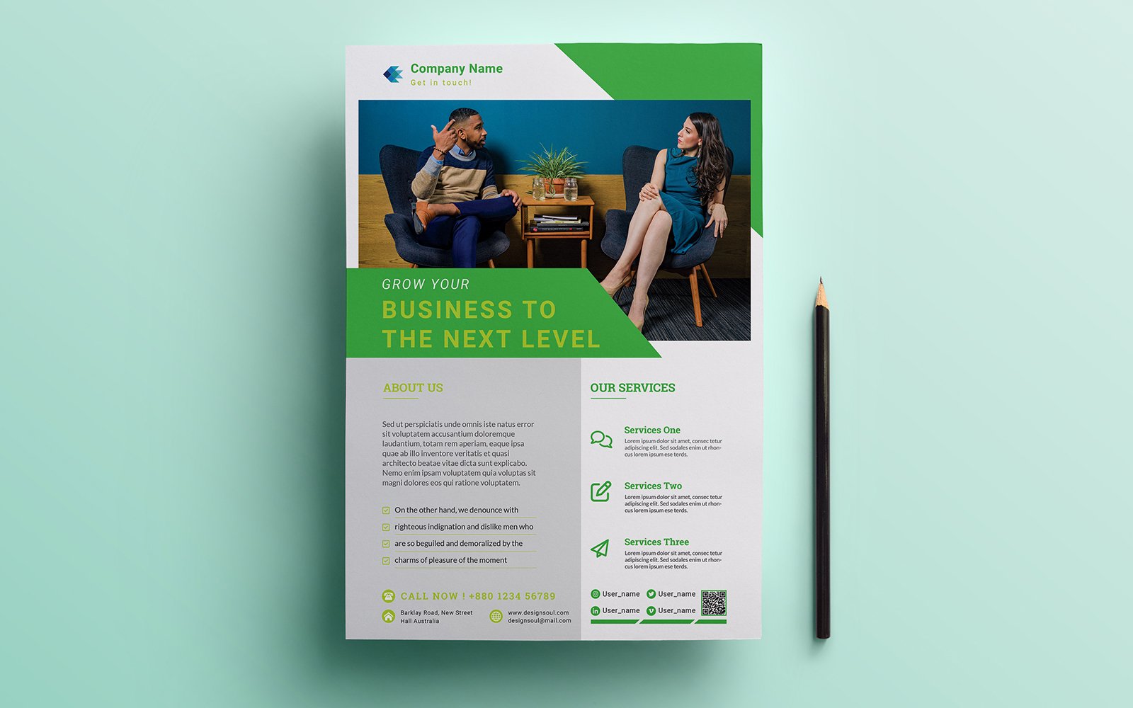 Corporate Flyer Template Print Ready