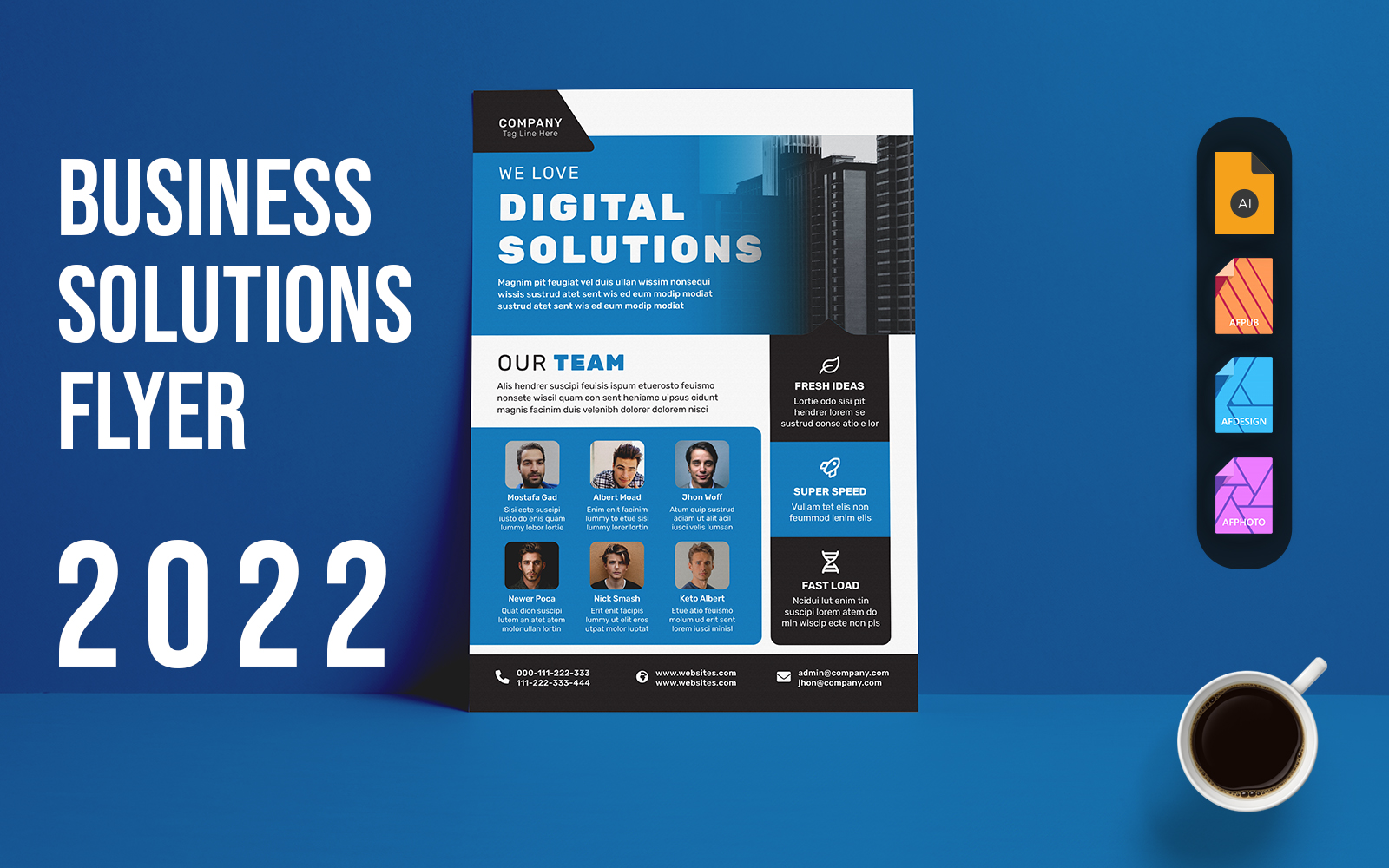 Business Solutions Multipurpose Flyer 2022 AI and Affinity