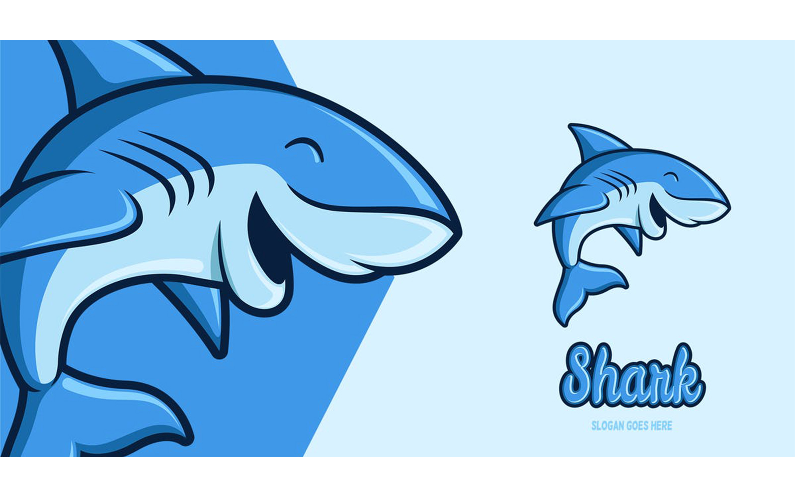 Shark Mascot Logo - Shark Mascot Logo