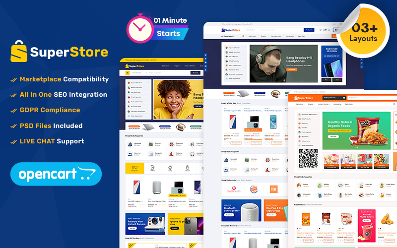 Superstore - Electronics and Computers Multipurpose OpenCart Responsive Theme