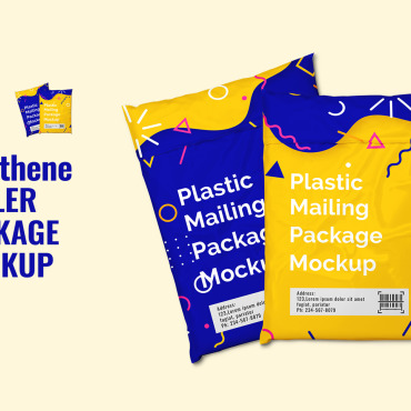 Polyethylene Mailer Product Mockups 246234