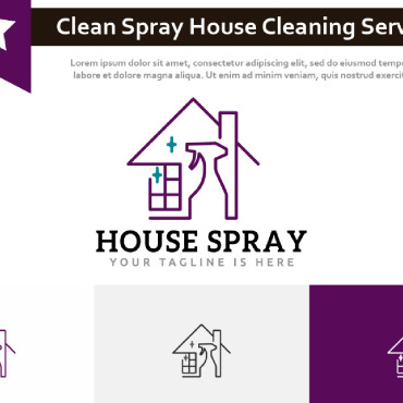 Spray House Logo Templates 246269