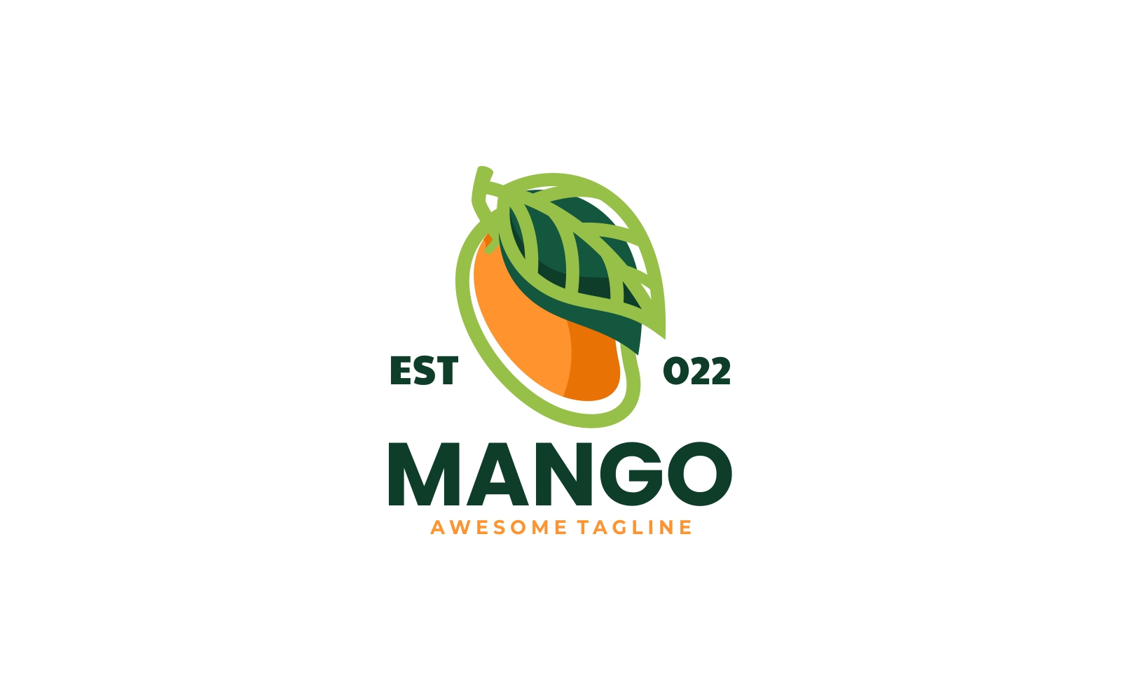 Mango Simple Logo Template