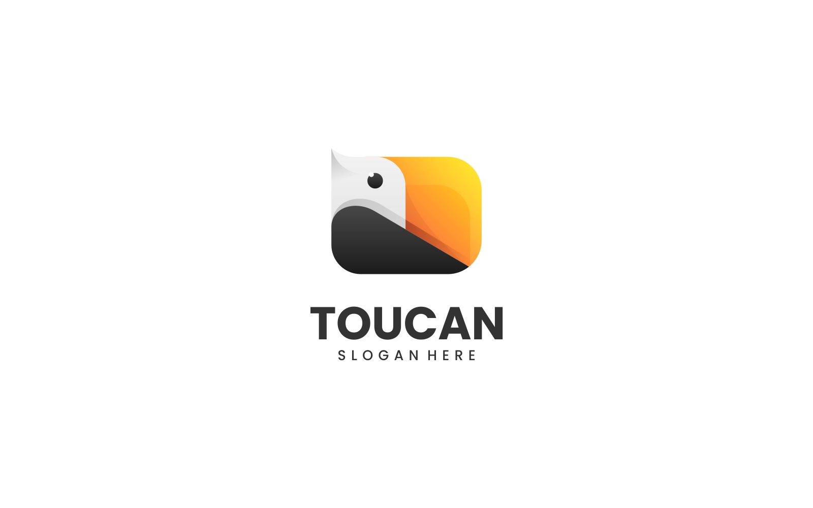 Toucan Square Gradient Logo Design