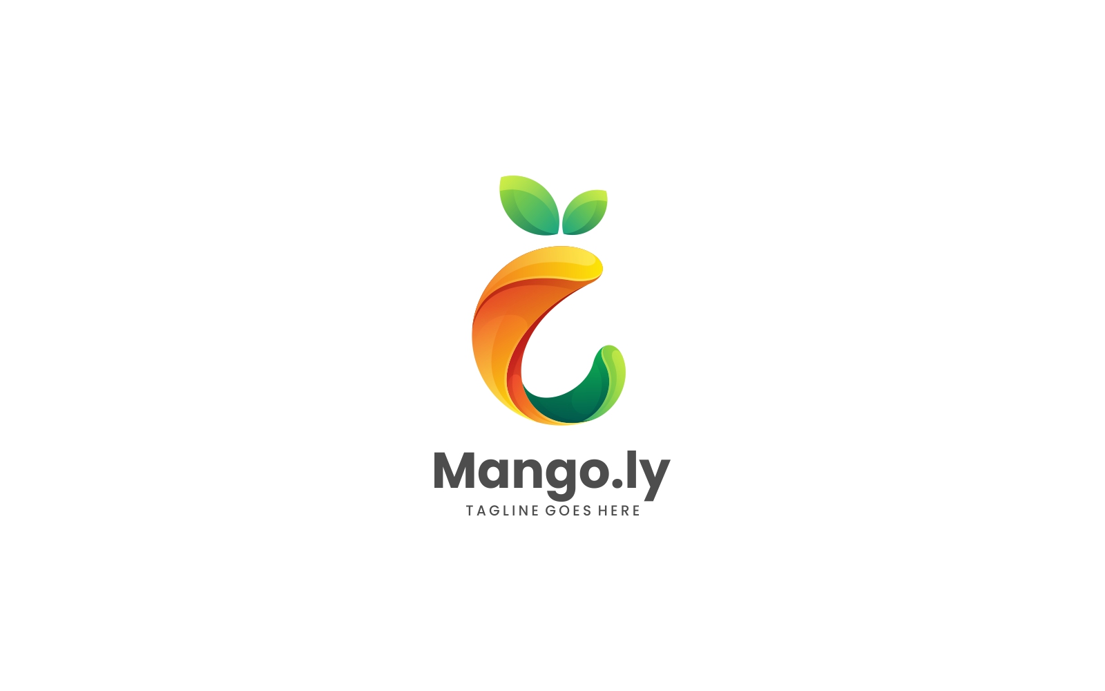 Mango Gradient Color Logo Design