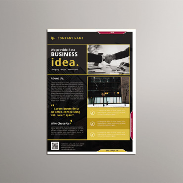 Flyer Black Corporate Identity 246322