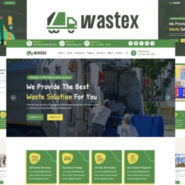 Disposal Services Responsive Website Templates 246345