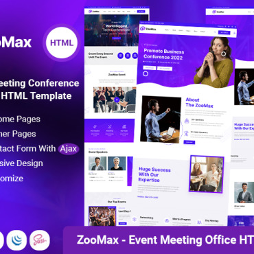 Classes Conference Responsive Website Templates 246351