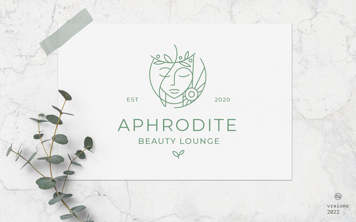 Aphrodite Line-art Logo Template