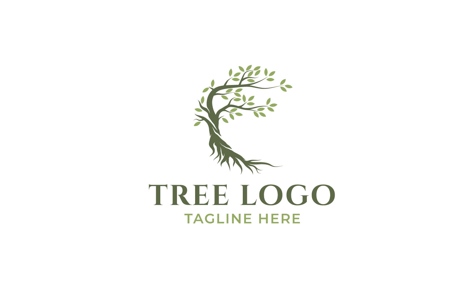 Tree and Root Logo Design