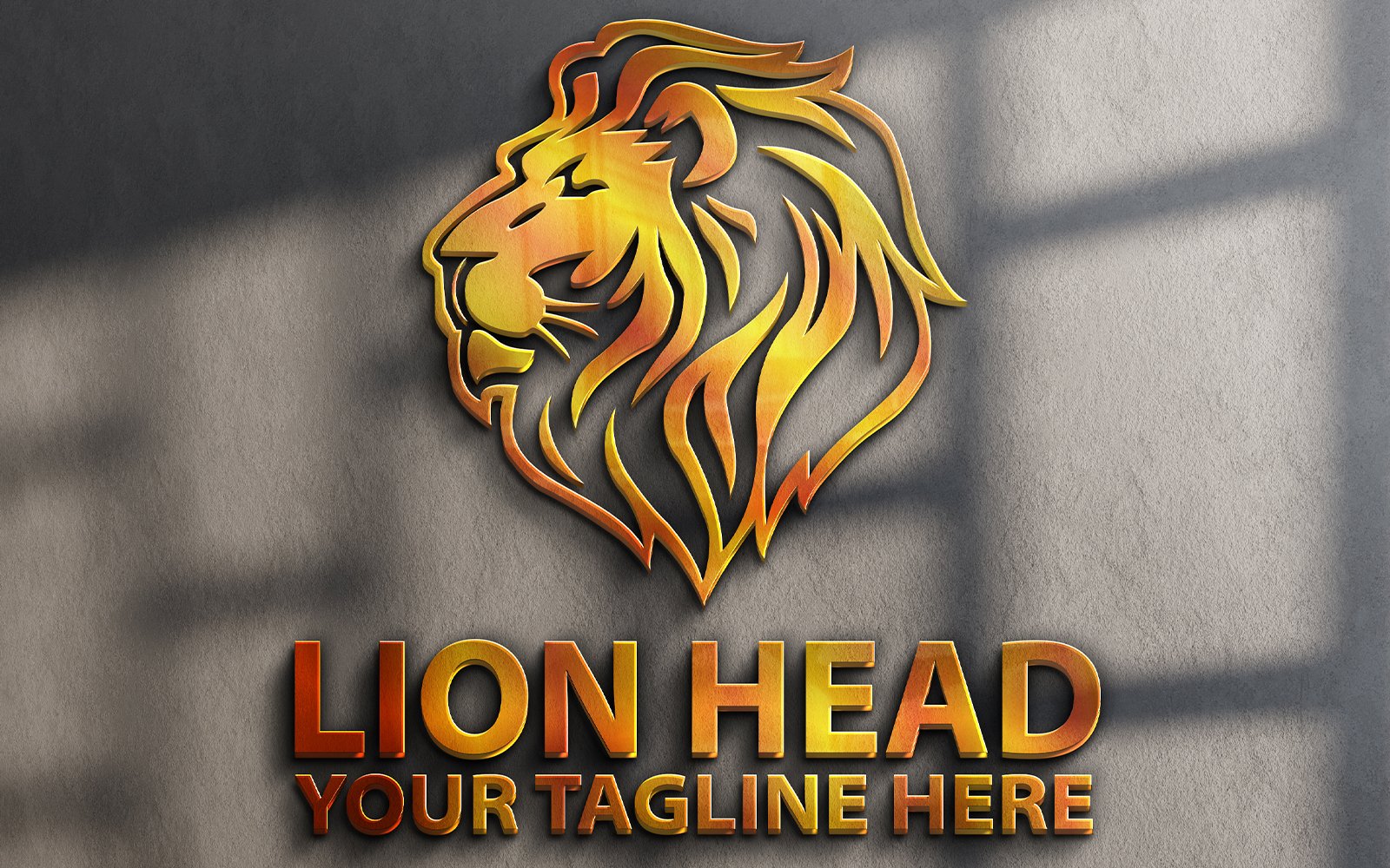 NEW Lion Head Logo Template