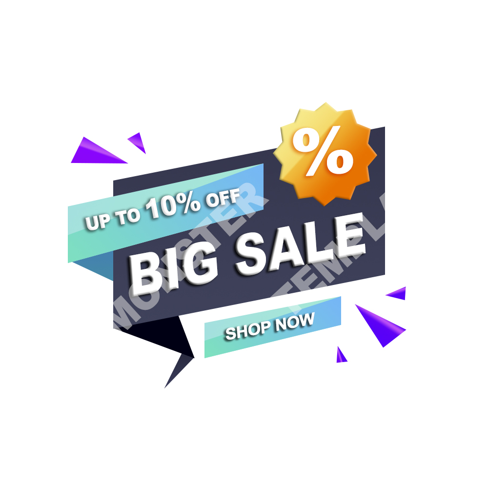 Logo - Big Sale Offer 3D Panel PSD Templates