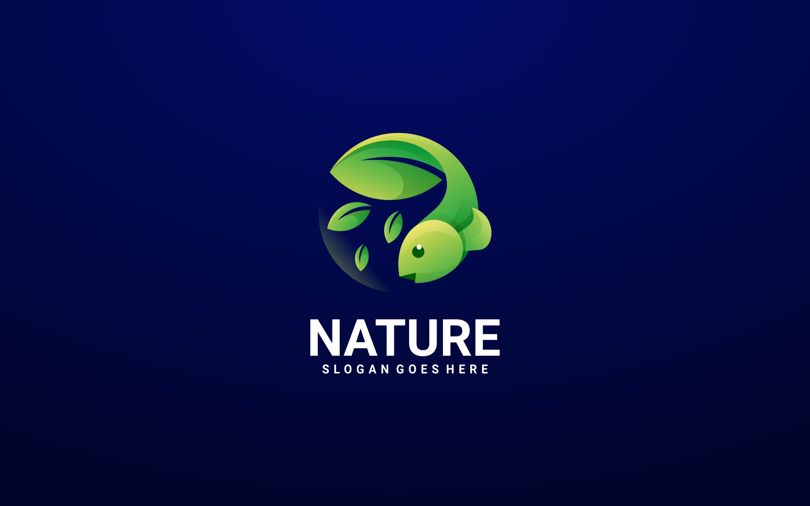 Nature Fish Gradient Logo