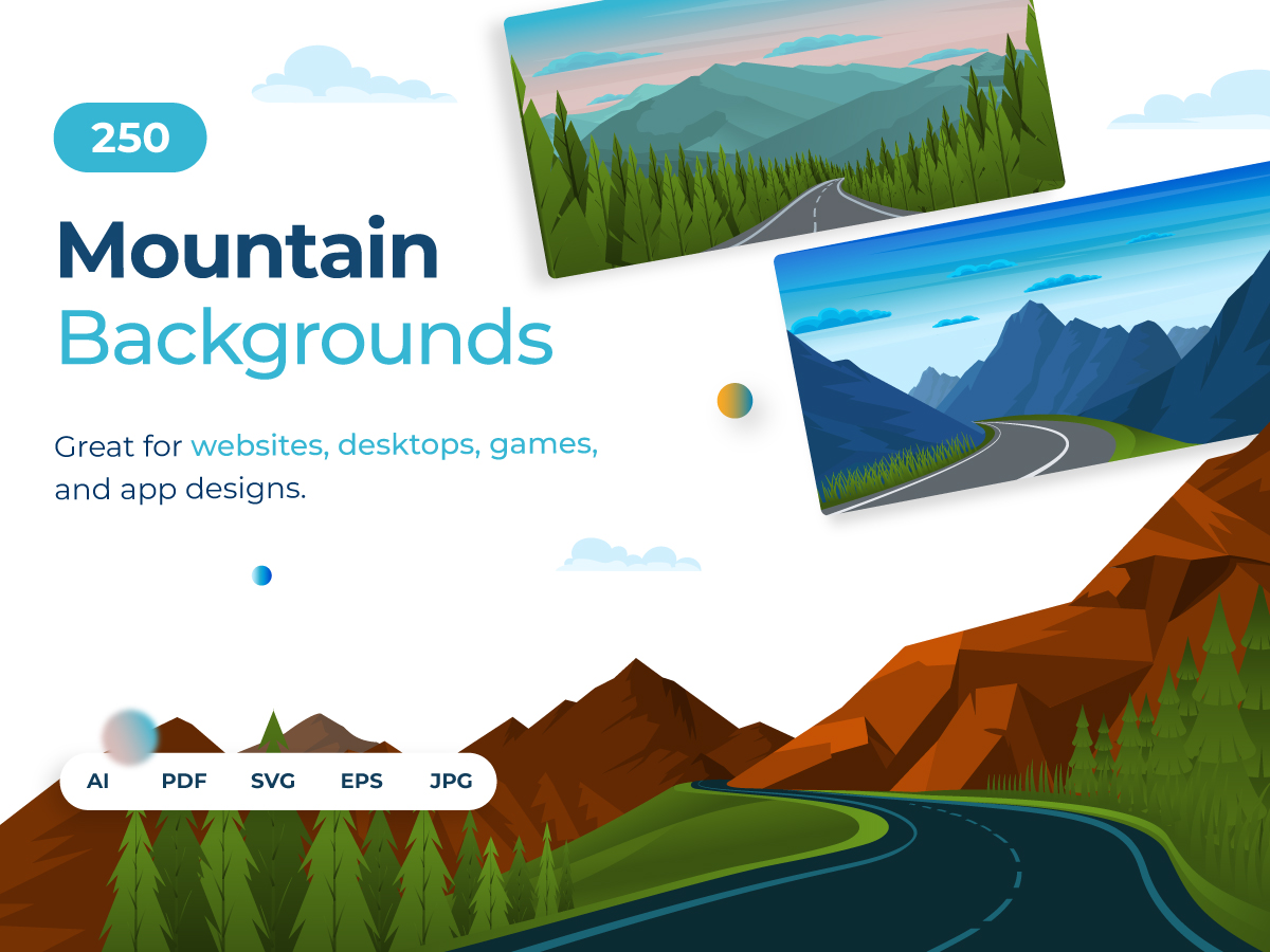 250 Beautiful Mountain Backgrounds