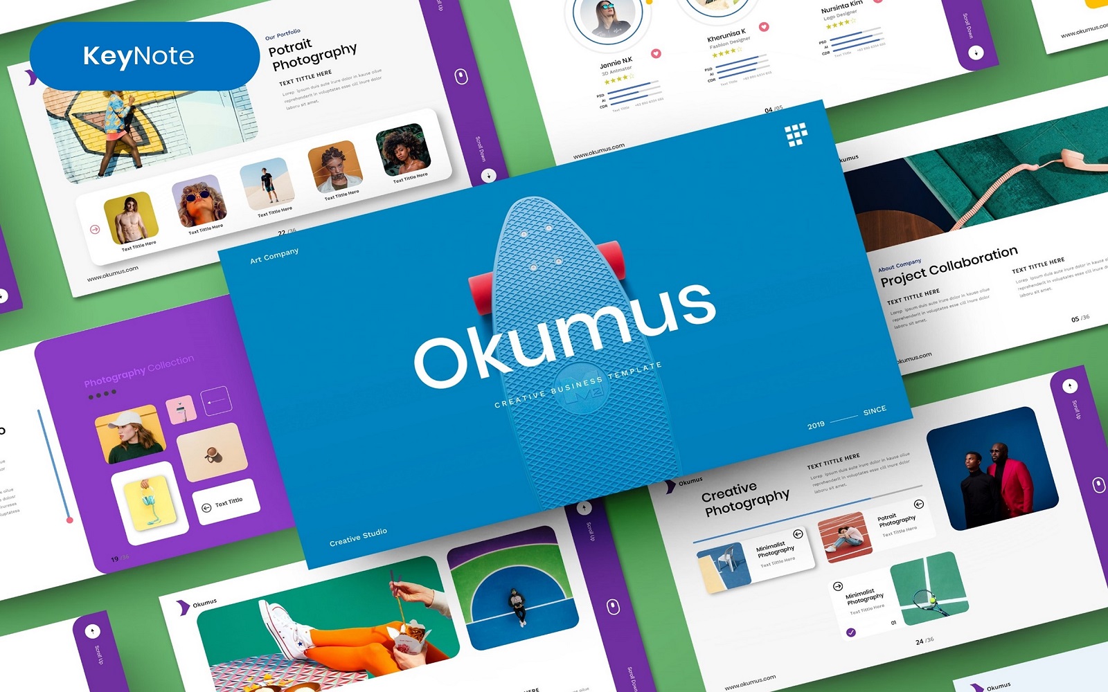 Okumus – Creative Business Keynote Template