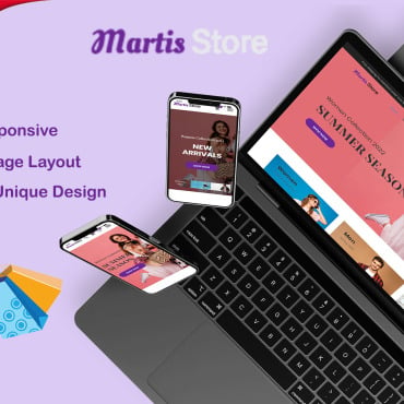 Clothing Accessories Responsive Website Templates 246470