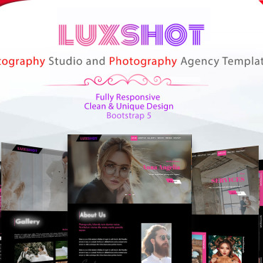 Studio Photography Responsive Website Templates 246492