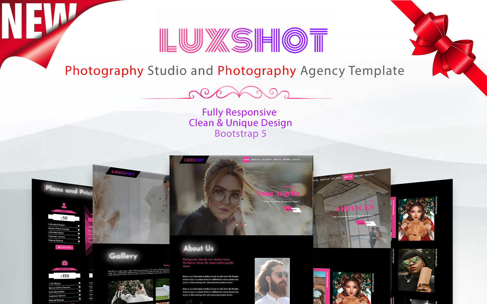 Luxshot - Photography Studio and Photography Agency Template