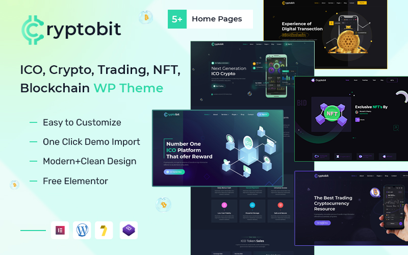 Cryptobit - ICO  WordPress Theme