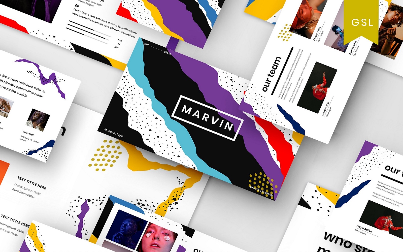 Marvin - Creative Business Google Slide Template