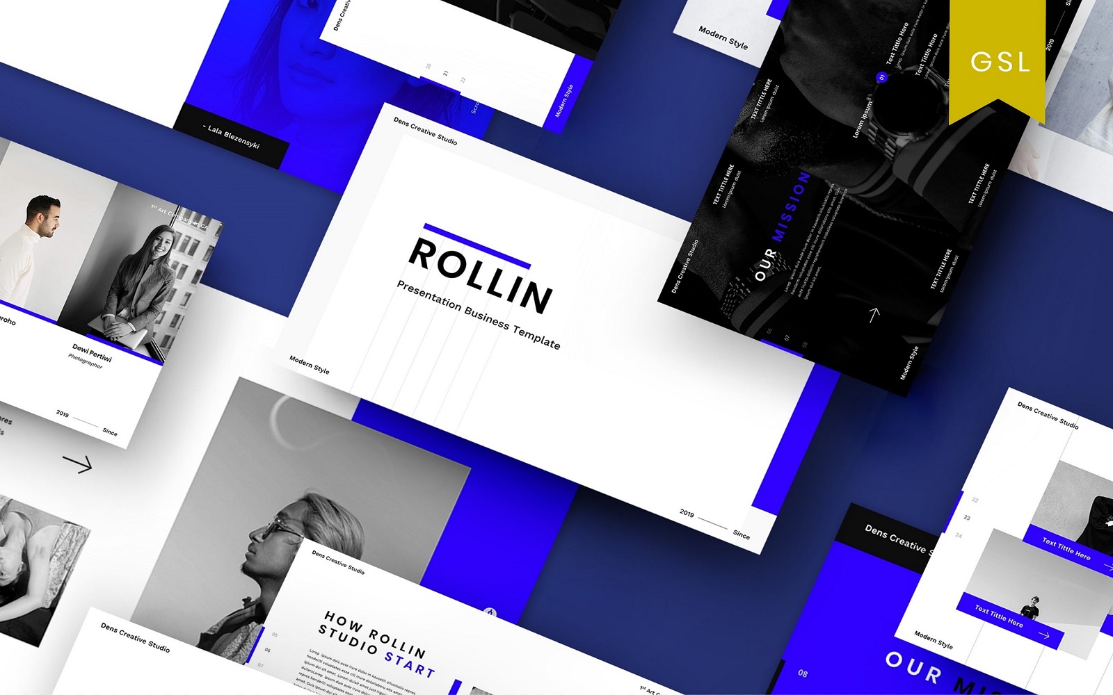 Rollin - Creative Business Google Slide Template