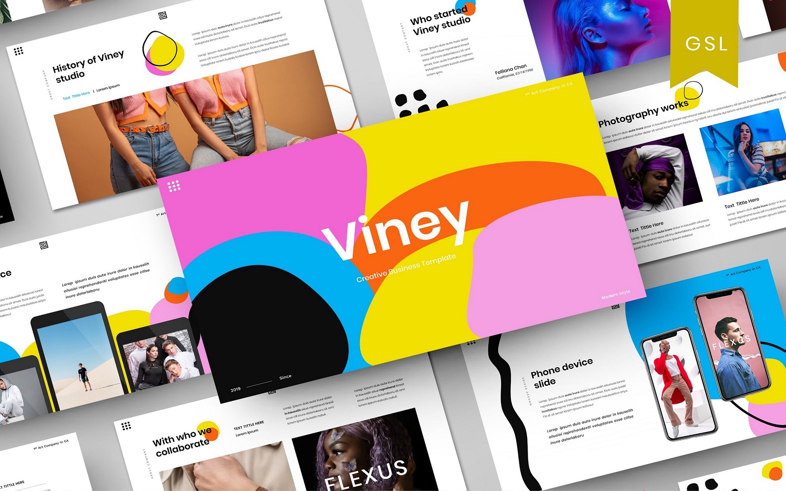 Viney - Business Google Slide Template