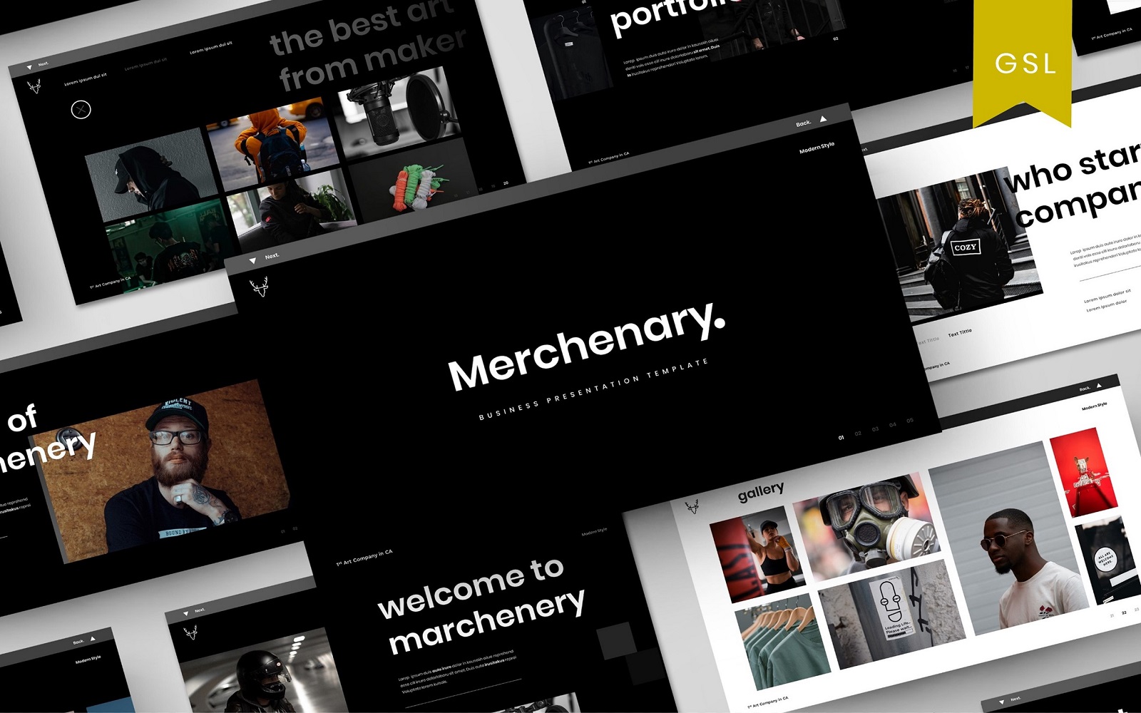 Merchenary - Business Google Slide Template