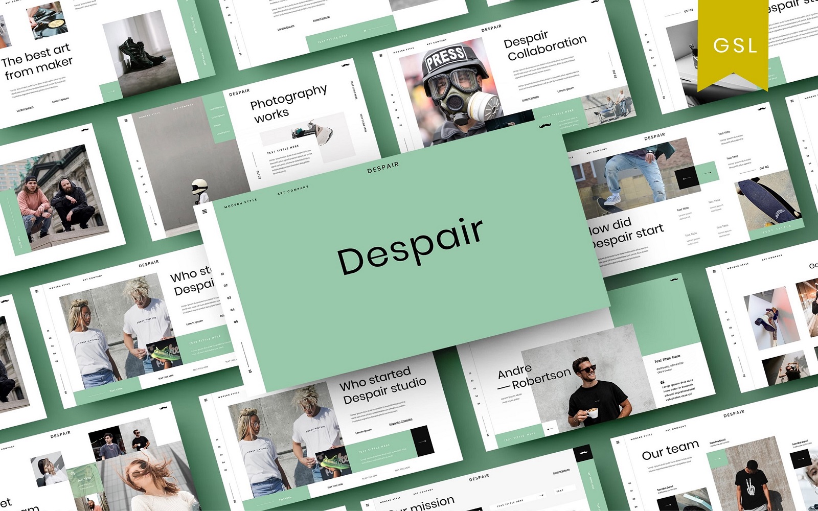 Despair - Business Google Slide Templat