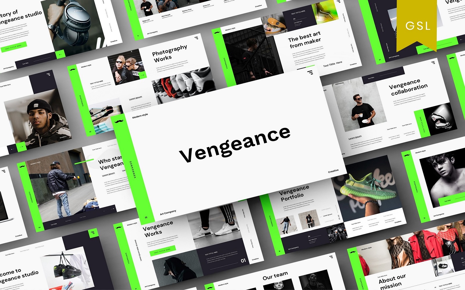 Vengeance - Business Google Slide Template