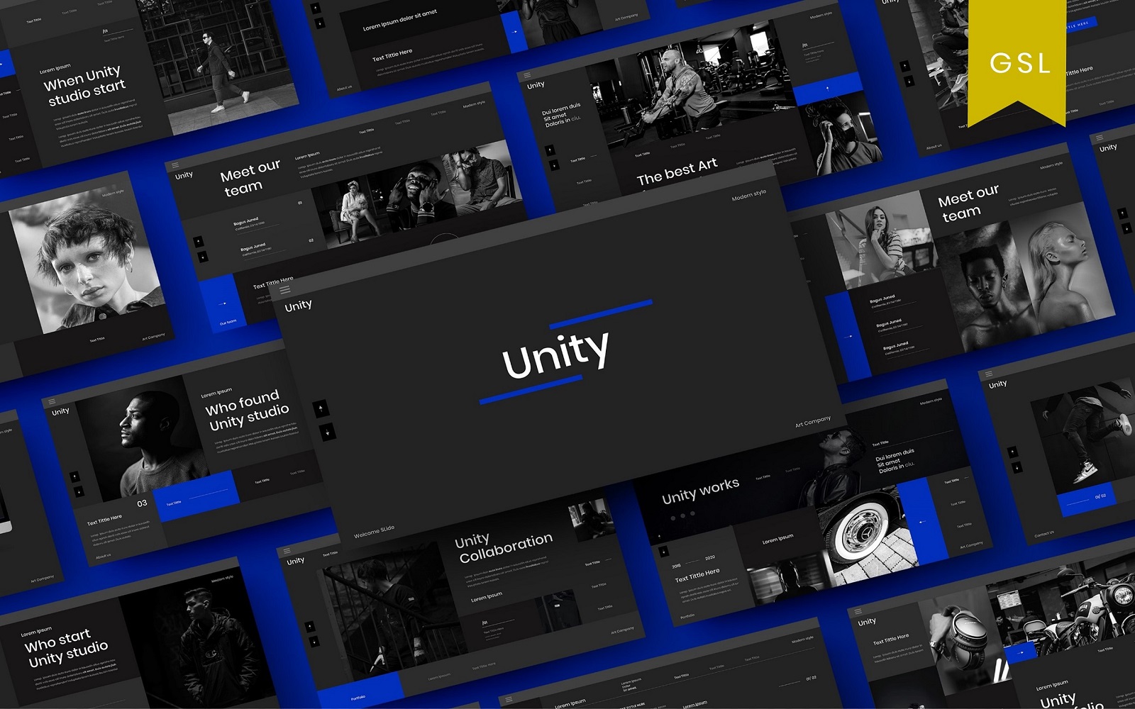 Unity - Business Google Slide Template