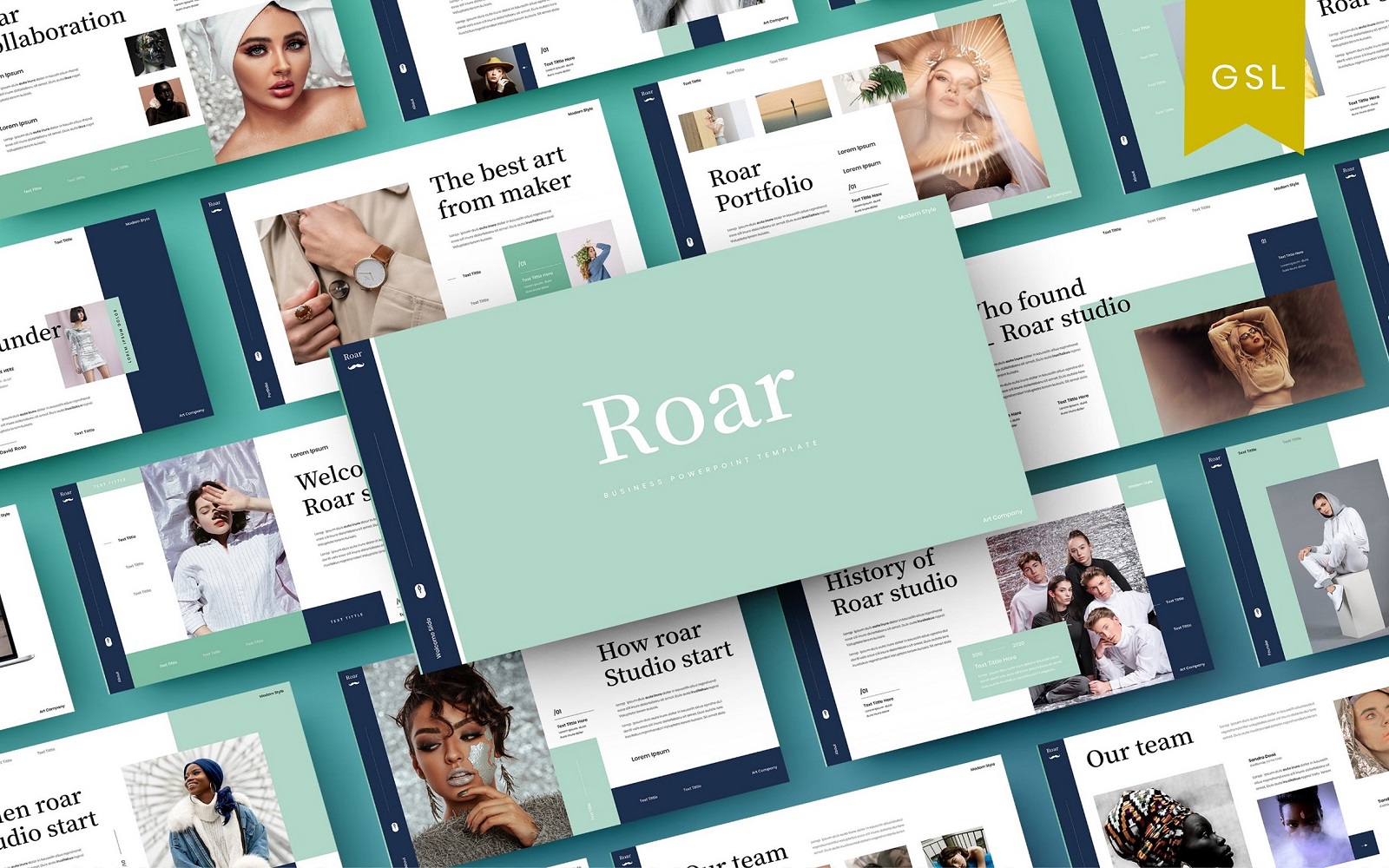 Roar - Business Google Slide Template