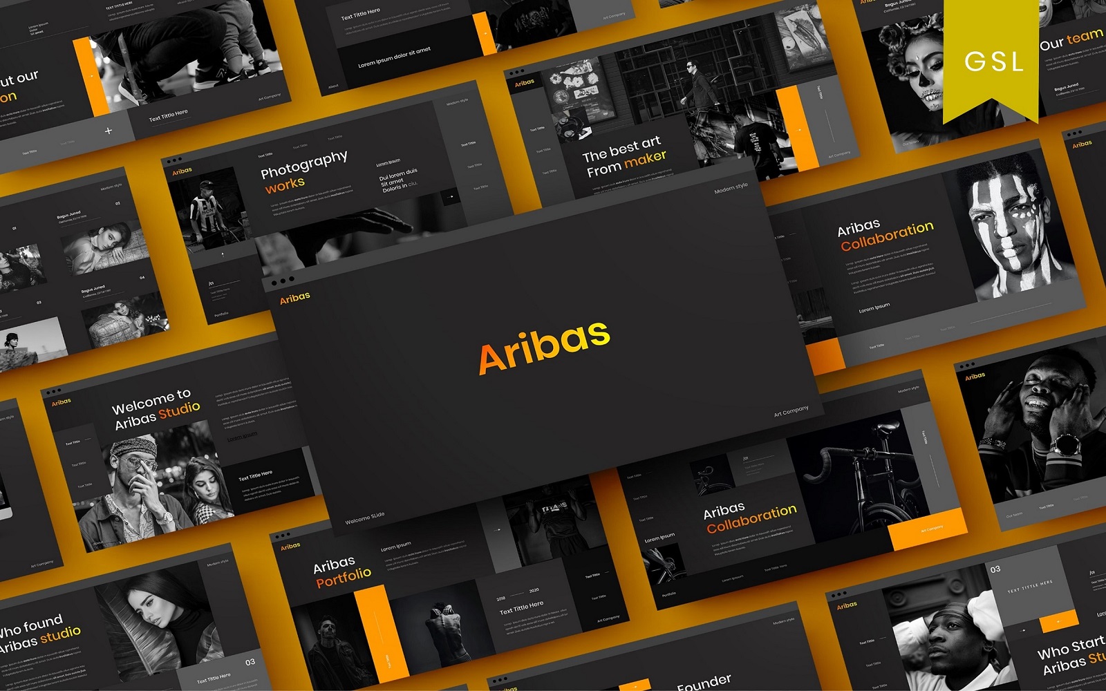 Aribas - Business Google Slide Template