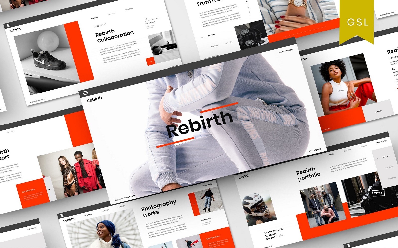 Rebirth - Business Google Slide Template*