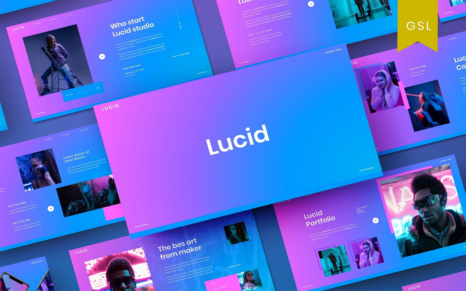 Lucid- Business Google Slide Template