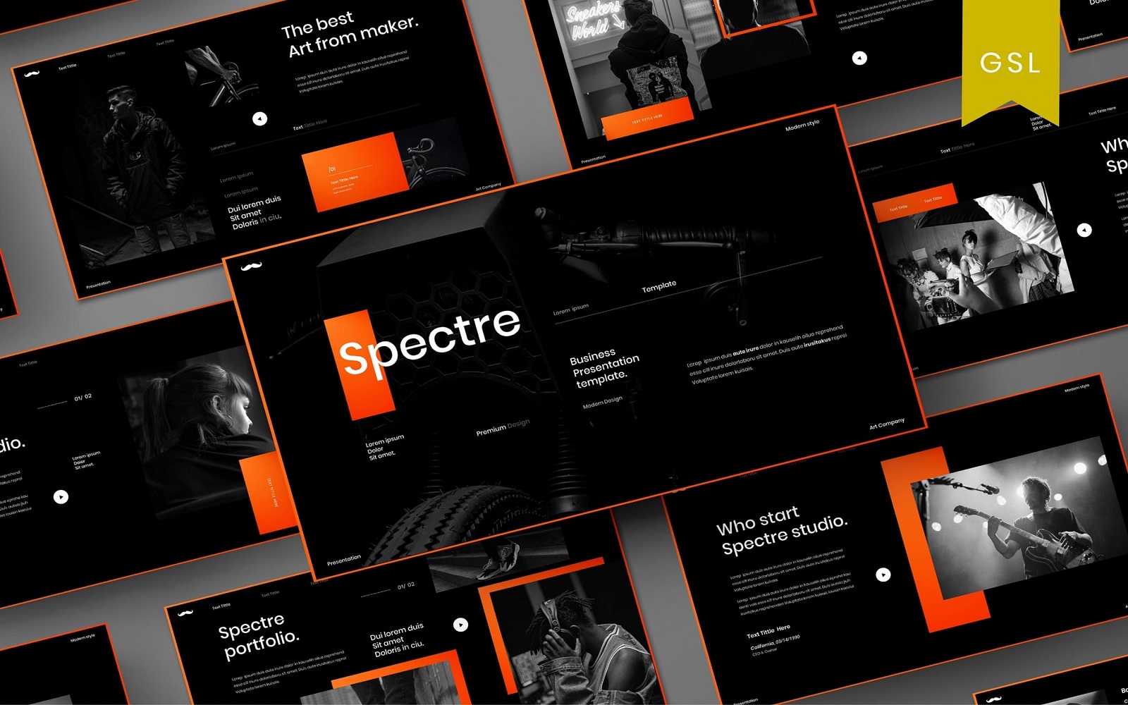 Spectre - Business Google Slide Template