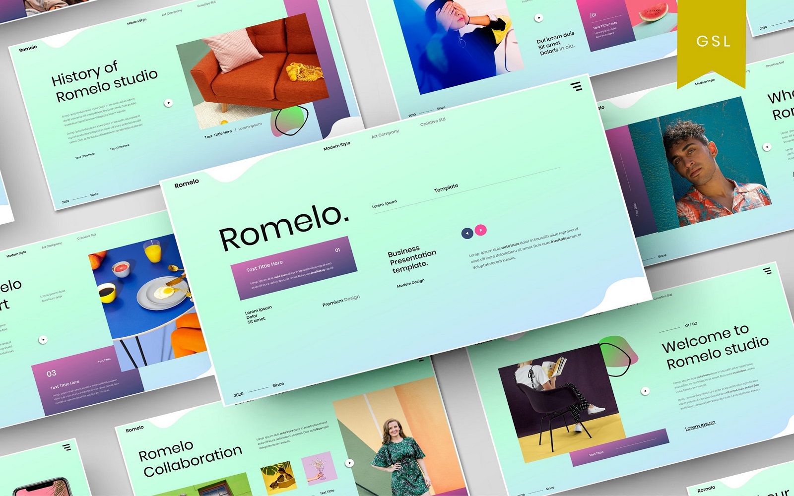 Romelo - Business Google Slide Template