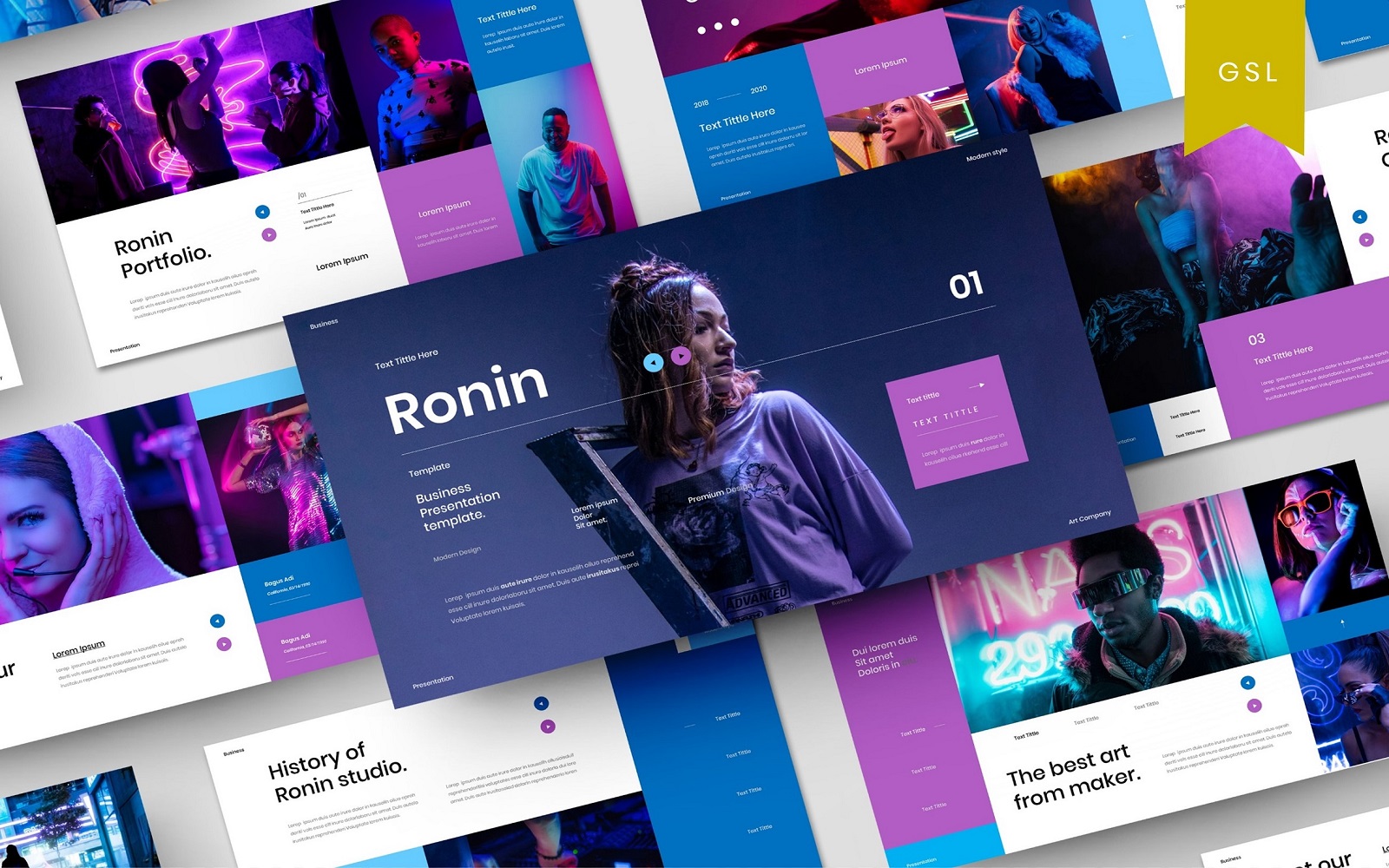 Ronin - Business Google Slide Template