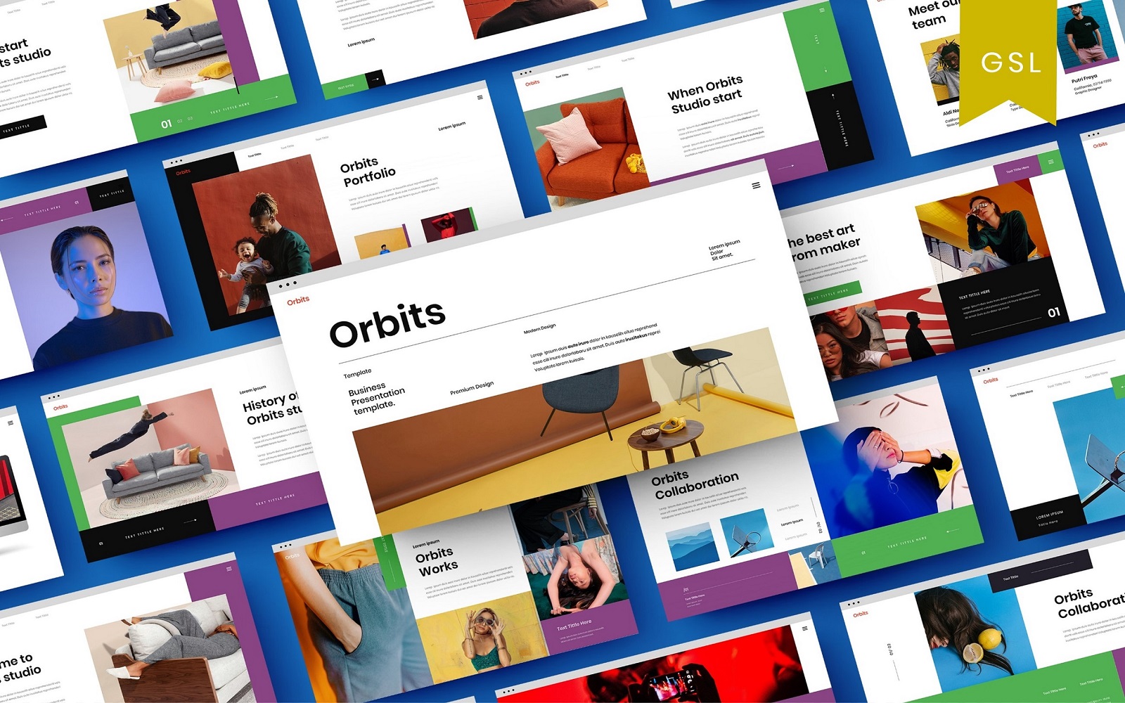 Orbits - Business Google Slide Template