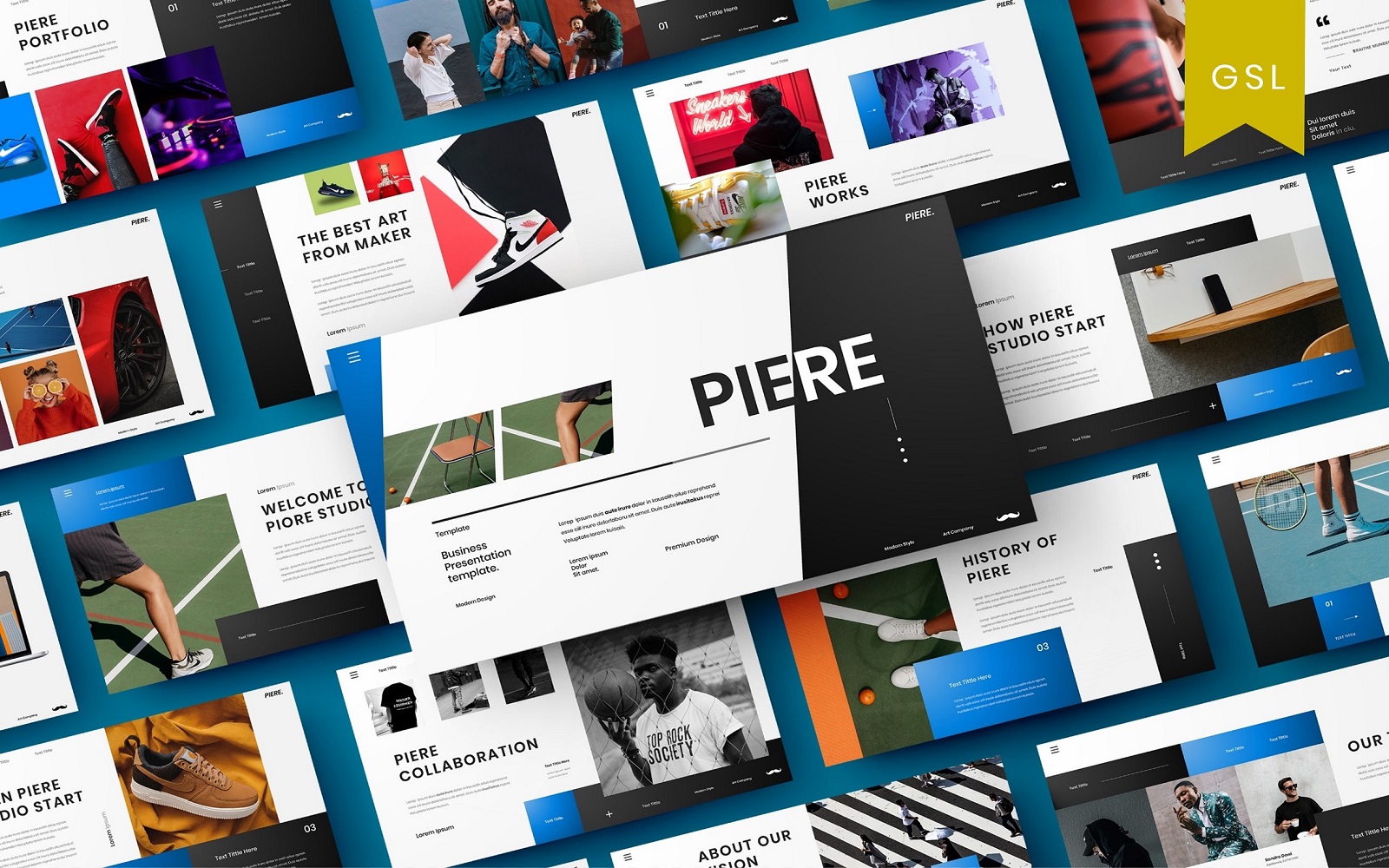 Piere - Business Google Slide Template