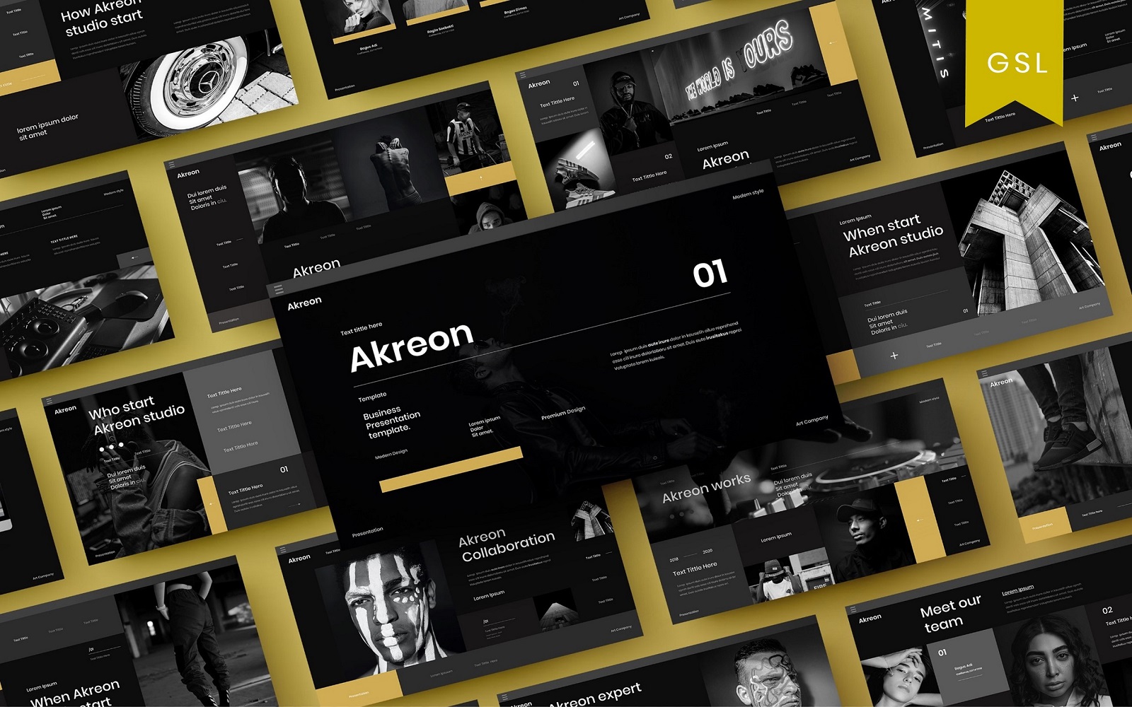 Akreon - Business Google Slide Template