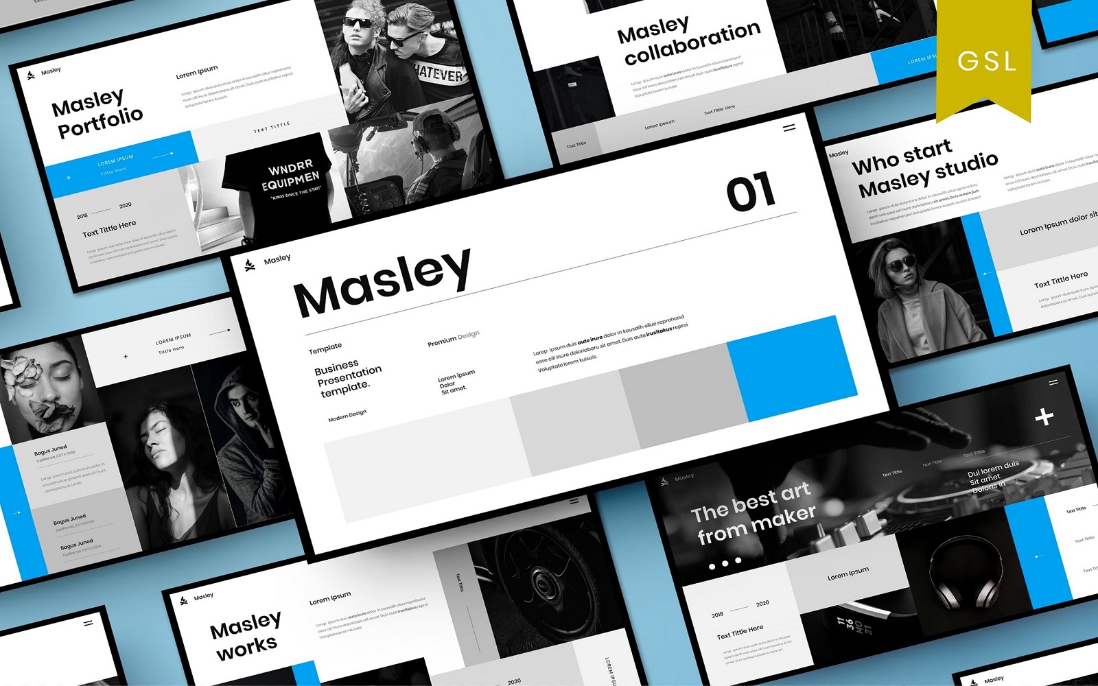 Masley - Business Google Slide Template