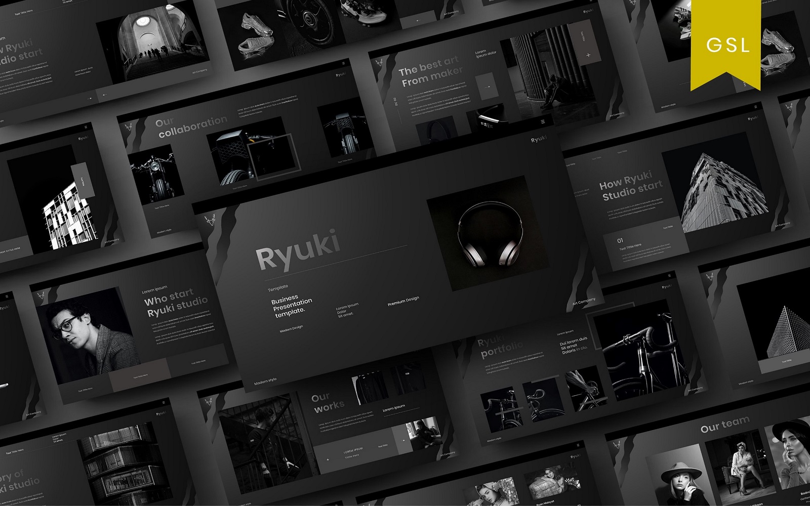 Ryuki - Business Google Slide Template